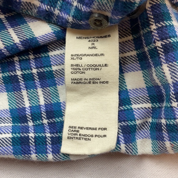 Woolrich Plaid Flannel Shirt Men’s XL - Picture 5 of 8